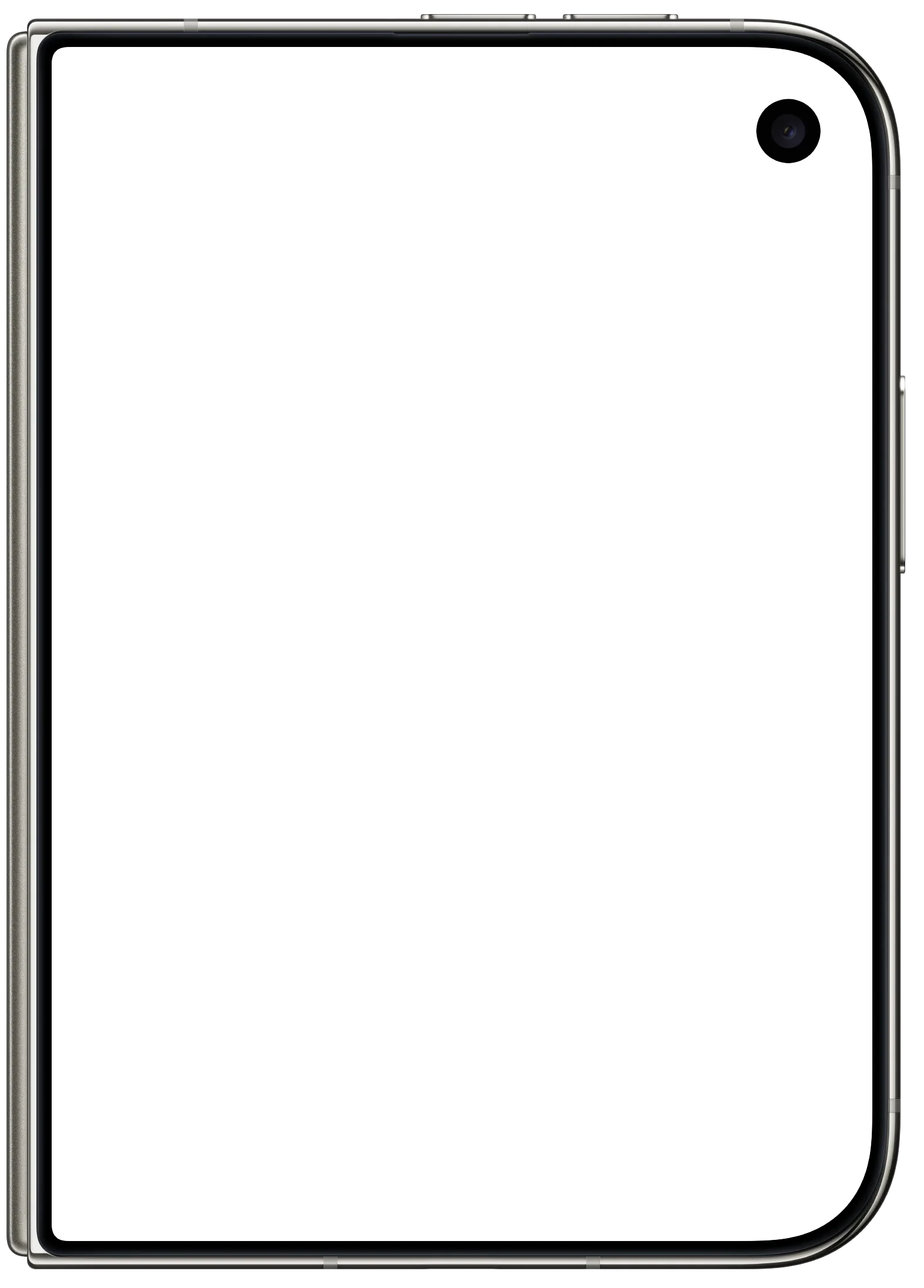 iPhone Duo Cover Star White device frame, empty and transparent